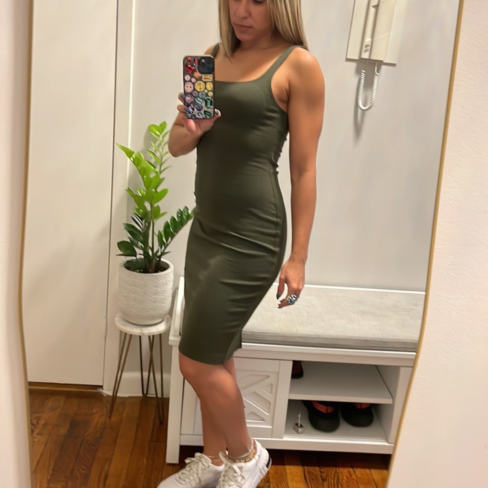 Zara-Scooped Neck Tank Dress-Sz S
